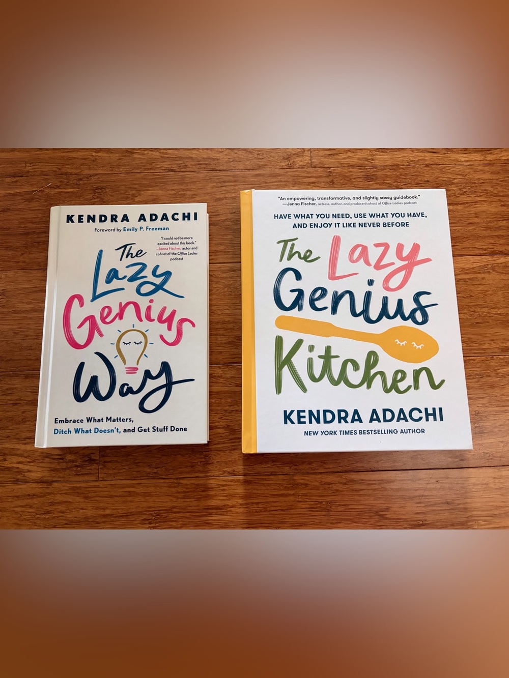 Lazy Genius Way and Lazy Genius Kitchen by Kendra Adachi